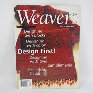 Weaver's Magazine Issue 35 Spring 1997 Design First with Blocks, Color, Twill